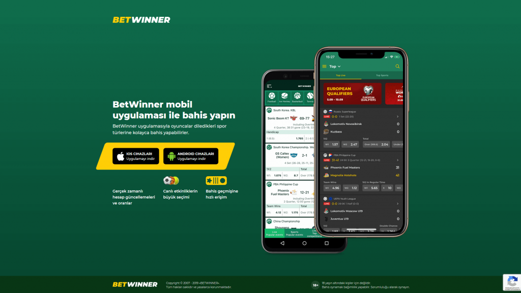 Betwinner BC'ye kayıt için genel kurallar