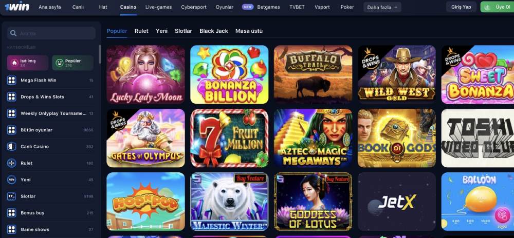 1win blackjack mi ve nasıl oynanır?